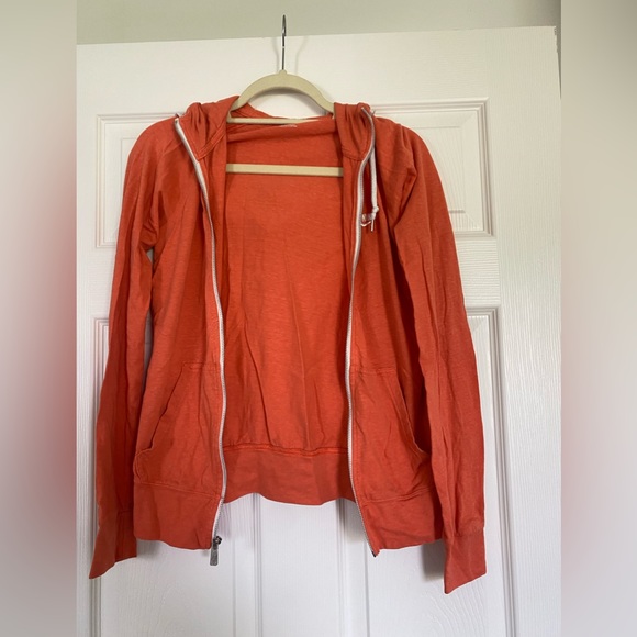 Orange Nike zip up jacket - Picture 4 of 5